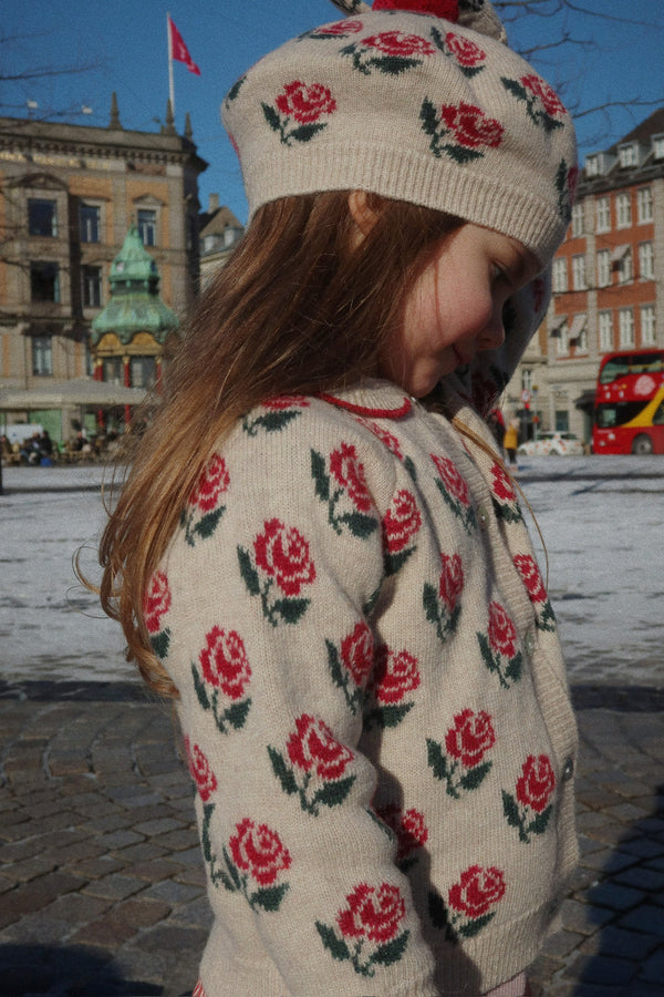 Belou Knitted Cardigan Rose