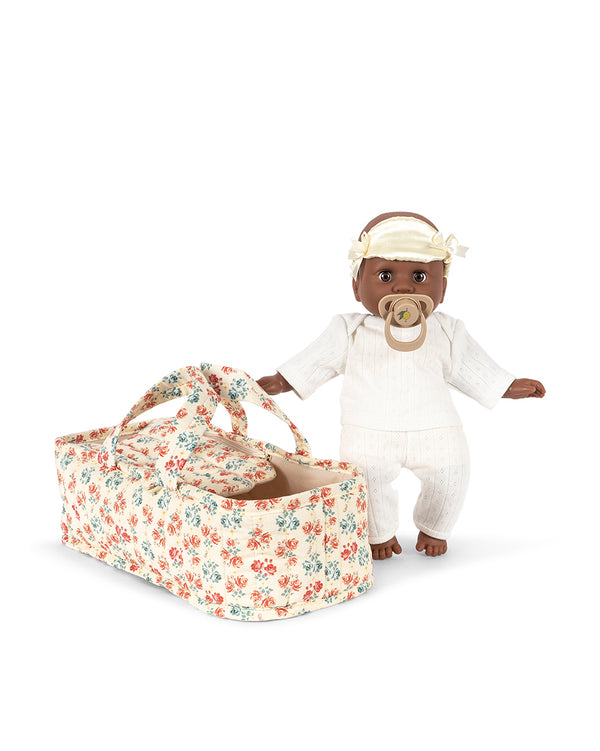 Lea in doll carrycot