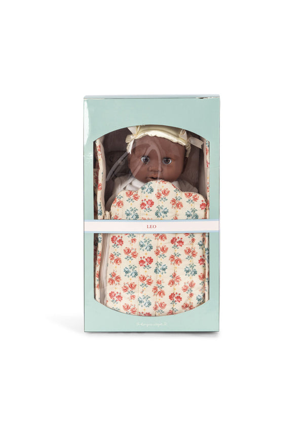 Lea in doll carrycot