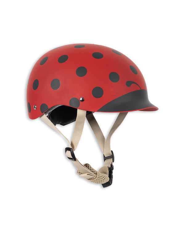 Ladybug bicycle helmet