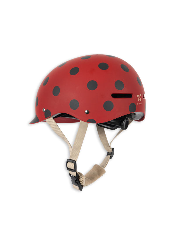 Ladybug bicycle helmet