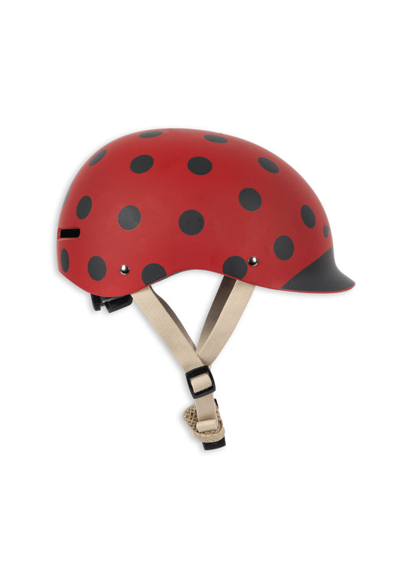 Ladybug bicycle helmet