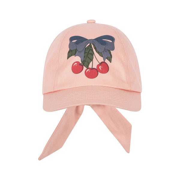 Frankie Bow Cap Chintz Rose