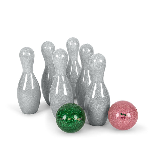 Glitter Bowling Set