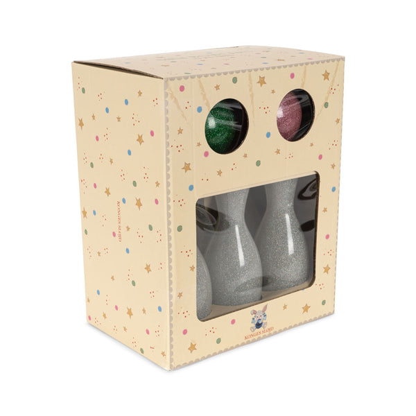 Glitter Bowling Set