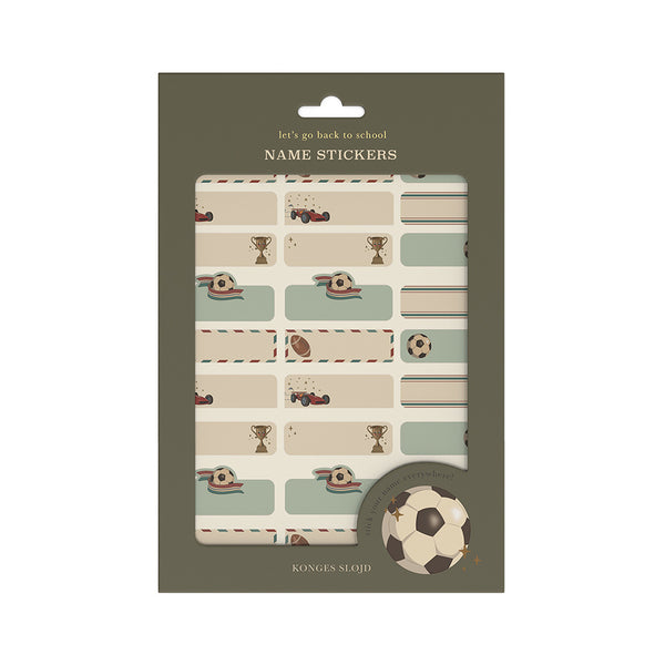 60 pcs. Name stickers Kick it
