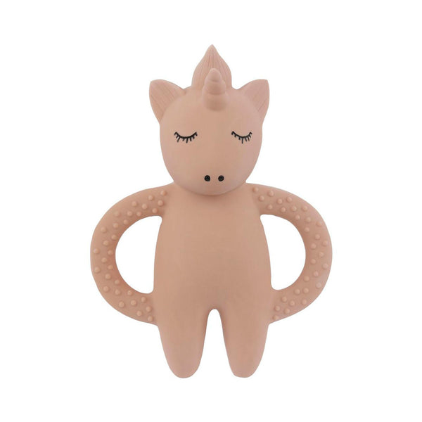 Teether Natural Rubber Unicorn