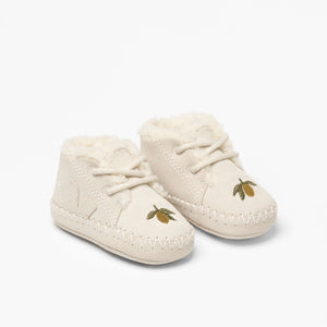 Veja x Konges Sløjd Baby Sneakers Pierre aus Wildleder von oben