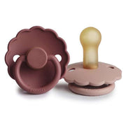 2-Pack Latex Pacifiers Daisy Blush/Woodchuck