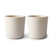 Set of 2 drinking cups Ivory