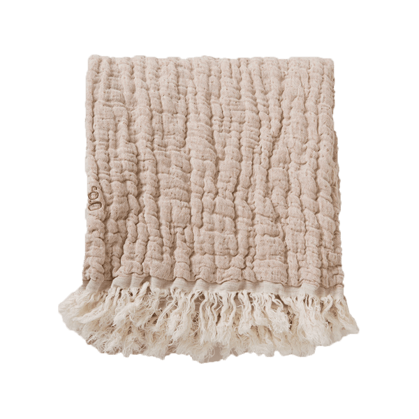 Mellow Linen Blanket Large Tawny