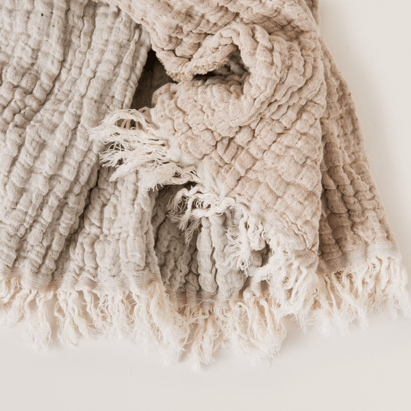 Mellow Linen Blanket Tawny
