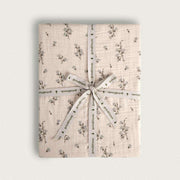 Muselin fitted sheet 70x140cm Bluebell