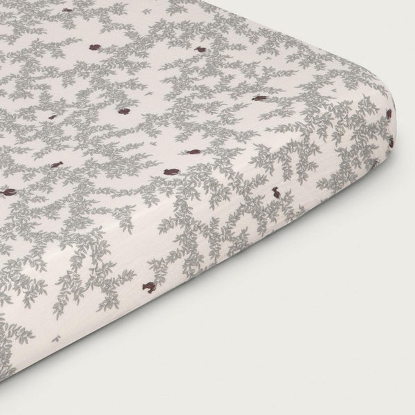 Muselin fitted sheet 70x140cm Pomegranate