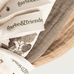 Garbo&Friends 3-Pack Musselin-Mulltücher Blackberry - Beluga Kids