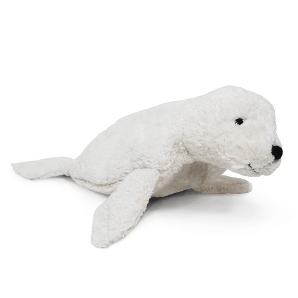 Cuddly toy seal gray small