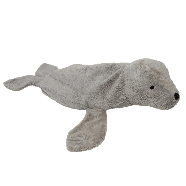 Cuddly toy seal gray large