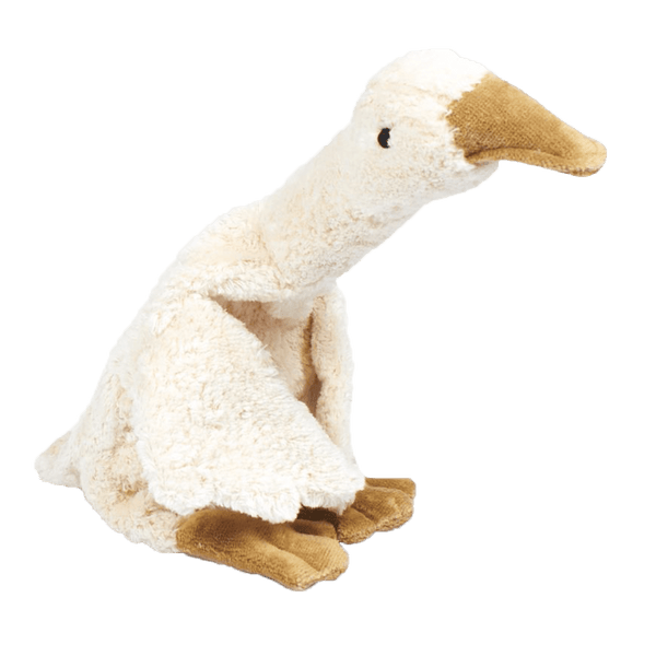 Cuddly toy goose white small