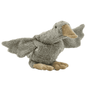 Cuddly toy goose gray small