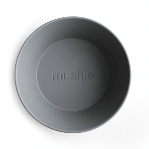 Mushie 2-Pack Schüssel Rund Smoke | Schalen | Beluga Kids