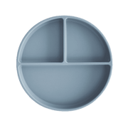 Stay-put silicone plate Powder Blue