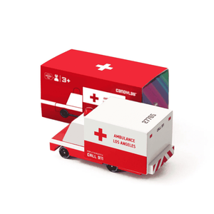 Candylab Toys Ambulanz Van beim Rettungseinsatz im Kinderzimmer, ab 3 Jahren