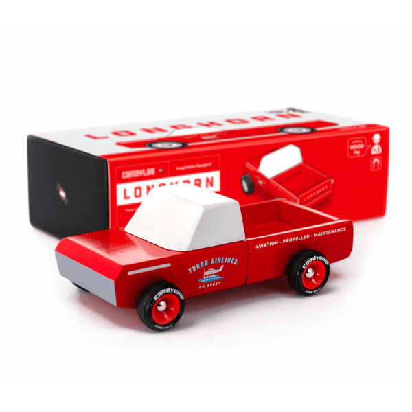Candylab Toys Longhorn Red | Spielzeugauto | Beluga Kids