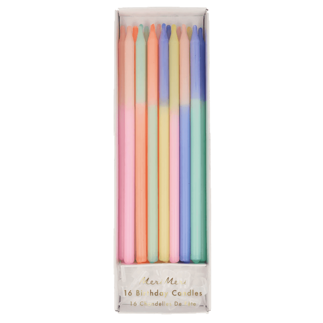 Meri Meri Multi Colour Block Kerzen | Partydeko | Beluga Kids