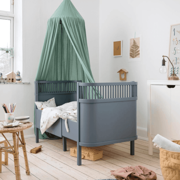 Sebra Das Sebra Bett Baby & Junior meeresblau | Babybett | Beluga Kids