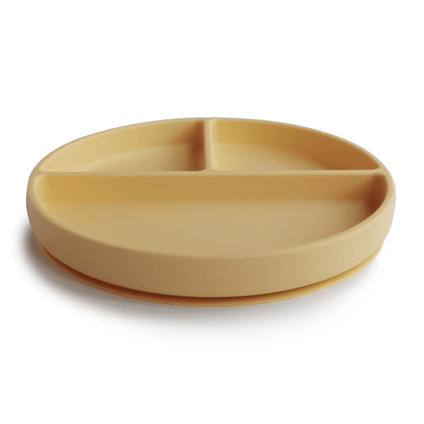 Stay-put silicone plate Ivory