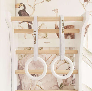 Glasierte Oberfläche der Fitwood ULPU MINI Holzringe