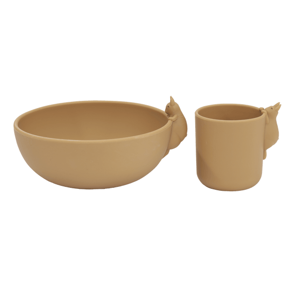 Bunny Bowl & Mug Set Almond