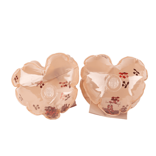 Heart Water Wings blush transparent