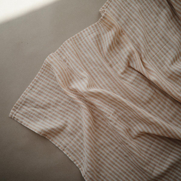Muselin swaddle Natural Stripe