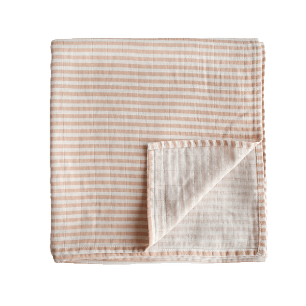 Muselin swaddle Natural Stripe