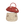 Rattan Basket Mushroom Red
