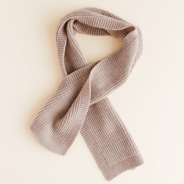 Hvid Schal Gustave Sand | schal | Beluga Kids