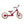 Vélo d'équilibre Trybike Vintage Rouge