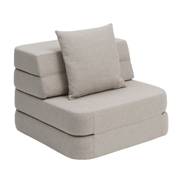 Canapé simple 3 plis KK - Sable avec. Le sable