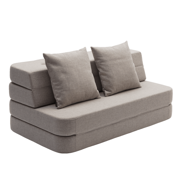 KK 3 Fold Sofa - Sand w. Sand