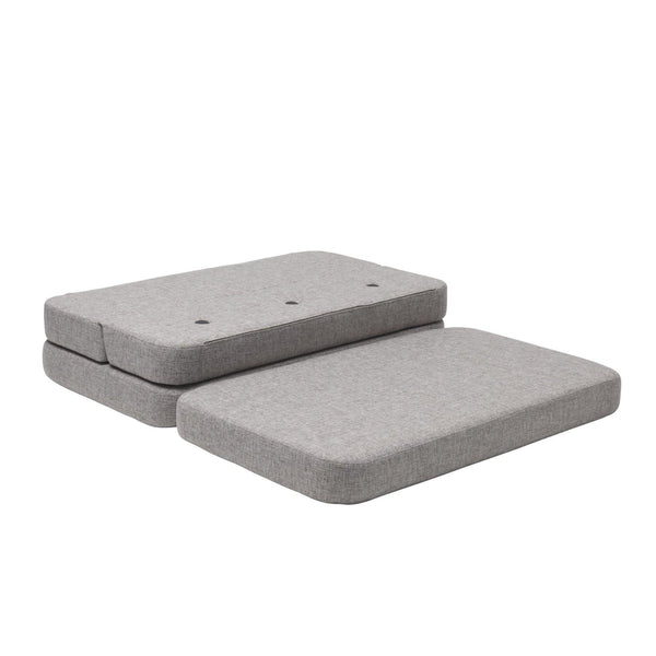 byKlipKlap KK 3 Fold Sofa - Multi Grey w. Grey | Kindersofa | Beluga Kids