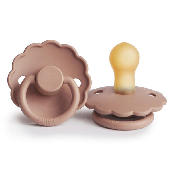 Latex pacifier Daisy Rose Gold