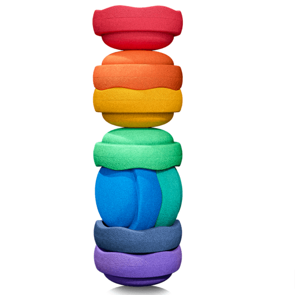 Stapelstein Stapelstein Rainbow Classic 8 (8 Stk.) | Bausteine & Bauspielzeug | Beluga Kids